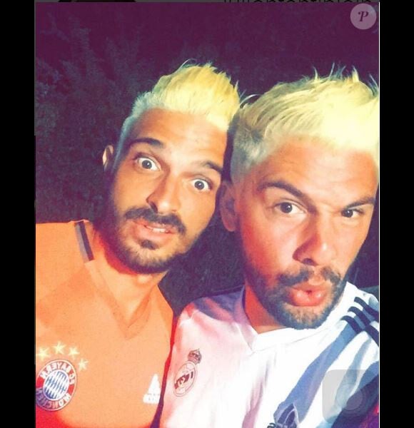 Julien et Kevin des "Marseillais" blonds sur Instagram, 8 août 2016