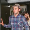 Justin Timberlake et sa femme Jessica Biel à la sortie du club The Nice Guy à Los Angeles, le 8 août 2016