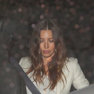 Justin Timberlake et sa femme Jessica Biel à la sortie du club The Nice Guy à Los Angeles, le 8 août 2016