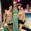 Hortense d'Estève a posté cette photo prise à Saint-Barth avec Alessandra Sublet Laeticia Hallyday. Août 2016.