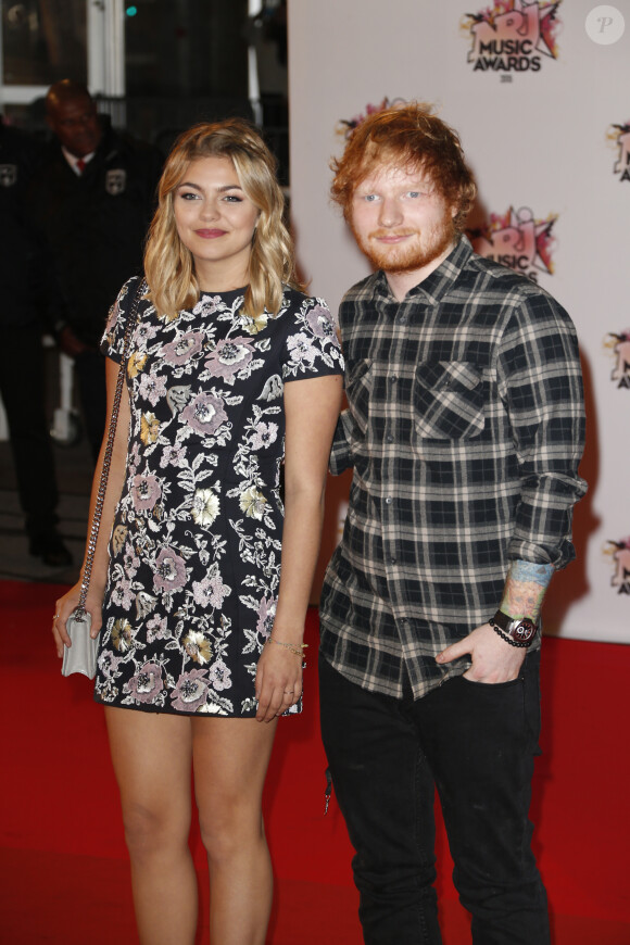 Louane Emera, Ed Sheeran - Arrivées à la 17ème cérémonie des NRJ Music Awards 2015 au Palais des Festivals à Cannes, le 7 novembre 2015.