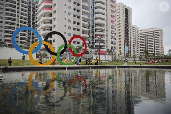 Illustration du village olympique à Rio, août 2016