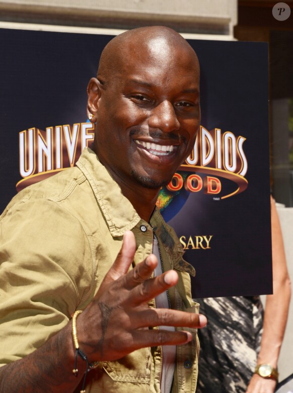 Tyrese Gibson - Inauguration du Fast & Furious Supercharged Ride aux Studios Universal à Los Angeles le 23 juin 2015.