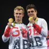 Avec son complice Jack Laugher (à gauche), Chris Mears, miraculé, a décroché l'or aux Jeux olympiques de Rio de Janeiro en plongeon synchronisé à 3 mètres le 10 août 2016.
