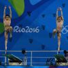 Chris Mears et Jack Laugher ont décroché l'or pour la Grande-Bretagne aux Jeux olympiques de Rio de Janeiro en plongeon synchronisé à 3 mètres le 10 août 2016.
