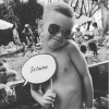 Hugo, fils d'Amélie Neten, le 12 août 2016.