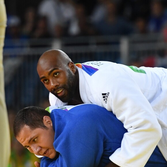 Teddy Riner durant les Jeux Olympiques de Rio 2016, le 11 aôut 2016