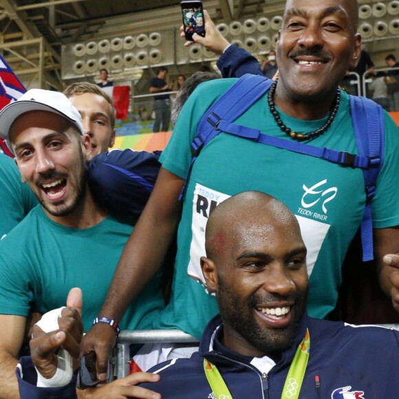 Teddy Riner lors de la finale de Judo (+ 100kg) à Rio, le 12 août 2016