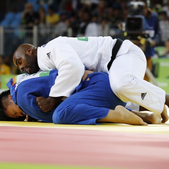 Teddy Riner lors de la finale de Judo (+ 100kg) à Rio, le 12 août 2016