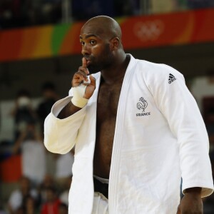 Teddy Riner lors de la finale de Judo (+ 100kg)  à Rio, le 12 août 2016