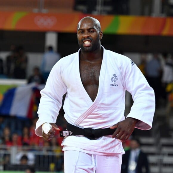 Teddy Riner durant les Jeux Olympiques de Rio 2016, le 11 aôut 2016