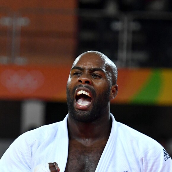 Teddy Riner durant les Jeux Olympiques de Rio 2016, le 11 aôut 2016