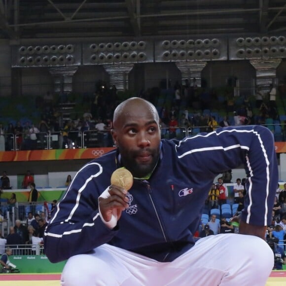 Teddy Riner lors de la finale de Judo (+ 100kg) à Rio, le 12 août 2016