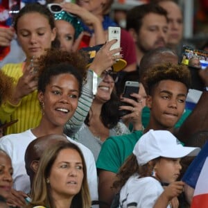 Luthna Plocus, compagne de Teddy Riner lors des JO de Rio, le 11 août 2016