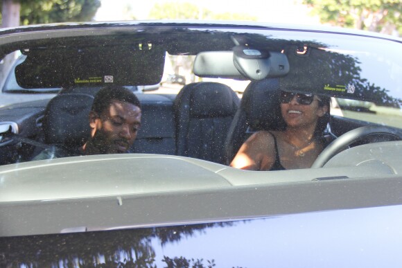 Exclusive - R&B and Love and Hip Hop reality stars Ray J and girlfriend Princess Love enjoy an afternoon together at a nail spa in Beverly Hills, Los Angeles, CA, USA on March 29, 2015. The two pampered themselves with a tandem mani and pedi while indulging themselves with a bit of champagne. It was reported that the reality tv stars quit the show as they feel that they have been showcased negatively. The two have recently renegotiated with the producers so that they will be reflected in a more positive light. Photo by GSI/ABACAPRESS.COM30/03/2015 - Los Angeles