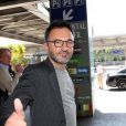 Frédéric Lopez arrive à l'aéroport de Nice pour le 69e Festival International du film de Cannes le 17 mai 2016.