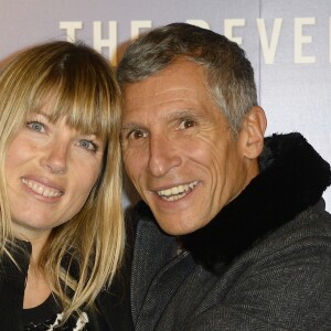 Nagui et sa femme Melanie Page - Avant-première du film "The Revenant" au Grand Rex à Paris, le 18 janvier 2016. © Coadic Guirec/Bestimage