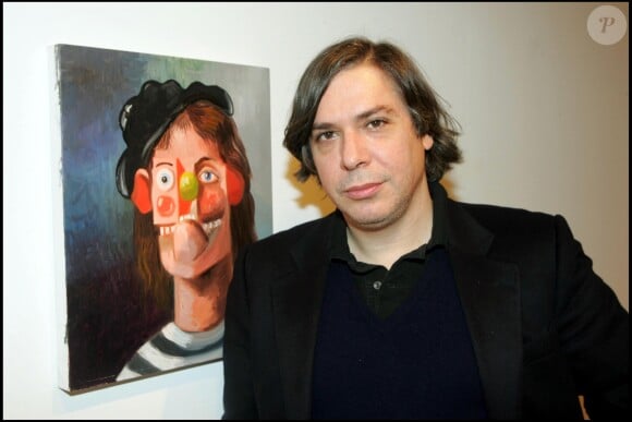 George Condo - Dîner des 10 ans de la galerie Jérôme de Noirmont à Paris le 25 novembre 2004