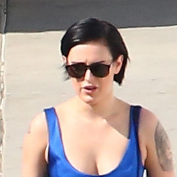 Exclusif - Rumer Willis dans les studios de 'Dancing With The Stars' à Hollywood, le 11 avril 2016