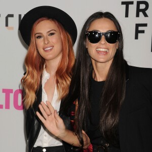  Demi Moore et sa fille Rumer Willis - Première de "Palo Alto" à Los Angeles le 5 mai 2014. 