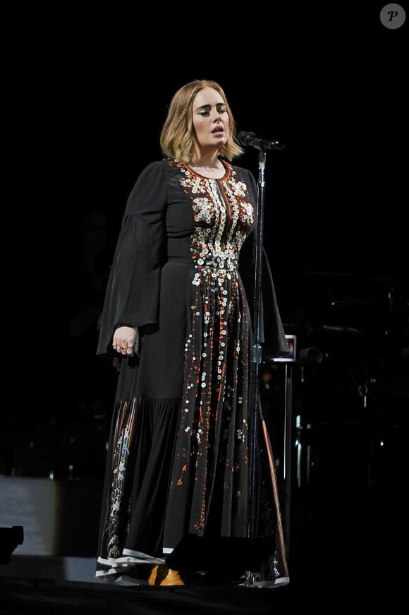 Concert d'Adele au festival de Glastonbury le 25 juin 2016.