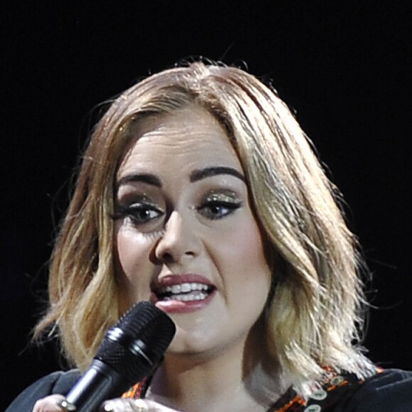 Concert de Adele à l'occasion du festival de Glastonbury le 25 juin 2016.