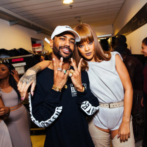 Photo de Big Sean et Rihanna publiée le 17 août 2016.