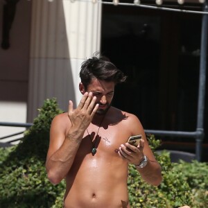 Exclusif - Nabilla Benattia et son compagnon Thomas Vergara en vacances à Las Vegas, le 7 août 2016.