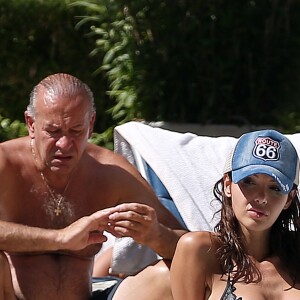 Exclusif - Nabilla Benattia et son compagnon Thomas Vergara en vacances à Las Vegas, le 7 août 2016.
