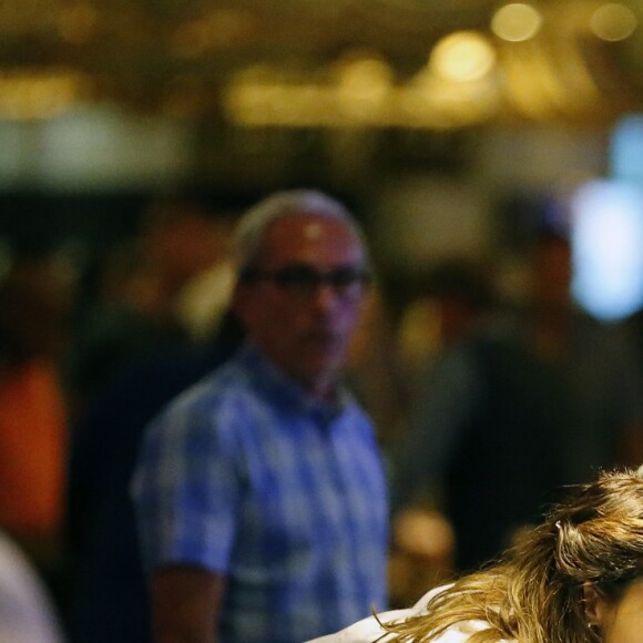Exclusif - Nabilla Benattia et son compagnon Thomas Vergara en vacances à Las Vegas, le 7 août 2016.