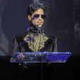 Rétro - Le chanteur Prince annonce sa nouvelle tournée ''Welcome 2 America'' lors d'une conférence au Apollo Theater à New York le 14 octobre 2010.