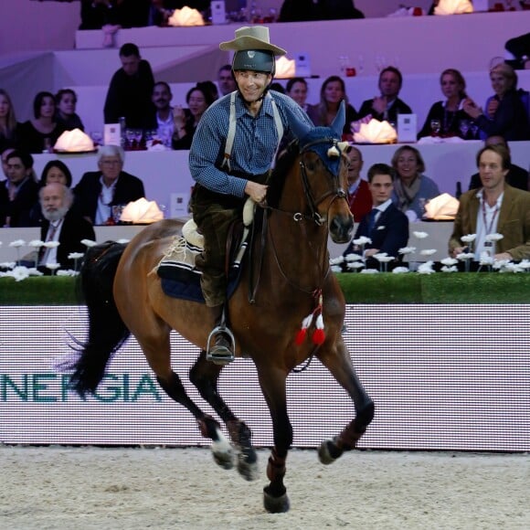 Nicolas Canteloup - Gala de charité de l'Amade lors du troisième jour du Gucci Paris Masters 2014 à Villepinte le 6 décembre 2014.