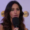Leila Ben khalifa au micro de Purepeople pour parler de la saison 10 de "Secret Story", 21 juillet 2016, dans les locaux de TF1