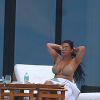 Les amies de Kim Kardashian profitent d'une journée ensoleillée à la Casa Aramara. Punta Mita, le 20 août 2016.