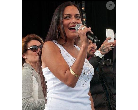La jolie Maëva, ex-chroniqueuse du Mag sur NRJ12, en octobre 2015.