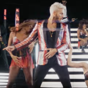 Image extraite du clip de M. Pokora - Cette année-là - août 2016.