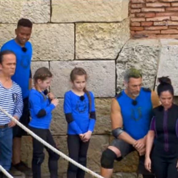 Fabienne Carat dans Fort Boyard, diffusé le 27 août 2016.