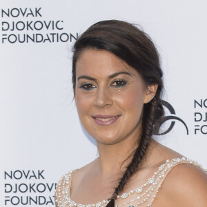 Marion Bartoli au Diner de la soiree de gala de la fondation Novak Djokovic a Londres le 8 juillet 2013.