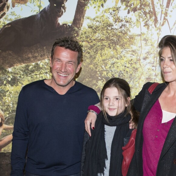 Benjamin Castaldi et sa compagne Aurore Aleman , guest - Avant-première du film "Le livre de la jungle" au cinéma Pathé Beaugrenelle à Paris, le 11 avril 2016. © Olivier Borde/Bestimage