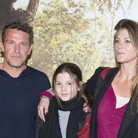 Benjamin Castaldi et sa compagne Aurore Aleman , guest - Avant-première du film "Le livre de la jungle" au cinéma Pathé Beaugrenelle à Paris, le 11 avril 2016. © Olivier Borde/Bestimage