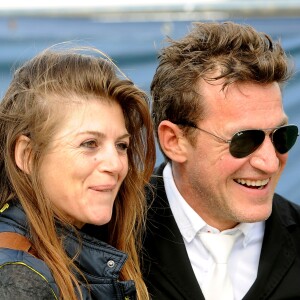Exclusif - Benjamin Castaldi et sa compagne Aurore Aleman lors du Longines Paris Eiffel Jumping au Bois de Boulogne à la plaine de Jeux de Bagatelle à Paris, le 2 juillet 2016. © Pierre Perusseau/Bestimage