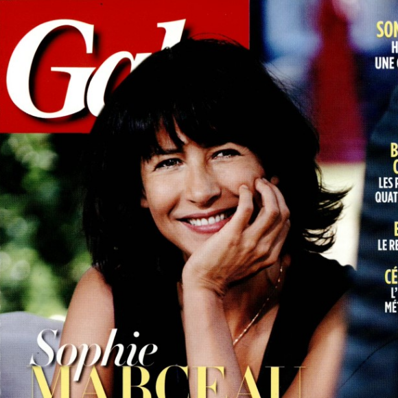 Sophie Marceau en couverture de Gala, en kiosques le 31 août 2016.