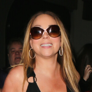 Exclusif - Mariah Carey quitte le restaurant Craig à West Hollywood le 7 août 2016. © CPA /Bestimage
