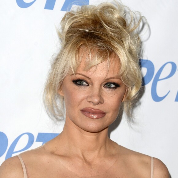 Pamela Anderson à la soirée "Launch party for Prince's PETA Song" à Los Angeles le 8 juin 2016.