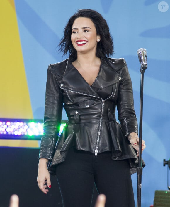 Concert de Demi Lovato lors du "Good Morning America's Summer" à Central Park à New York le 17 juin 2016. © CPA/Bestimage