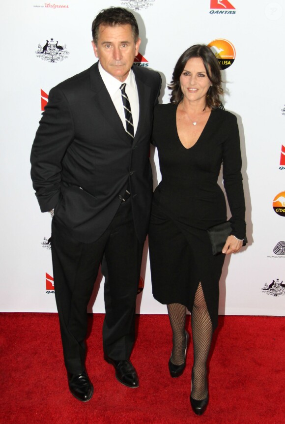 Anthony LaPaglia, Gia Carides au Gala "G'Day USA Los Angeles Black Tie" 2013, le 12 janvier 2013.