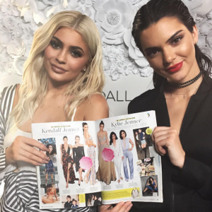Kendall et Kylie Jenner présentent la nouvelle collection de leur ligne de vêtements à New York, le 7 septembre 2016