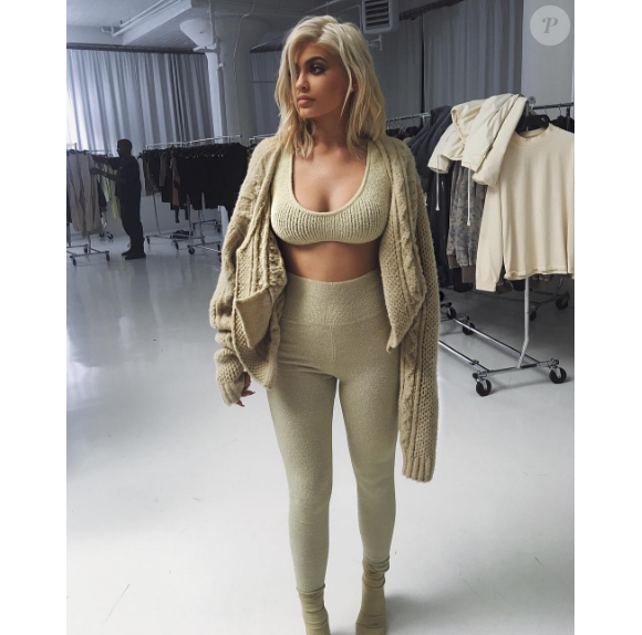 Kylie Jenner à New York pour la présentation de la quatrième collection Yeezy de Kanye West. Photo publiée sur Instagram le 7 septembre 2016