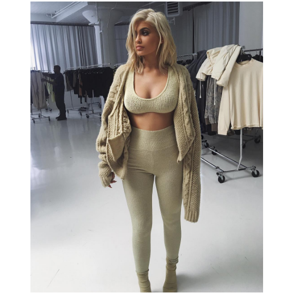 Kylie Jenner à New York pour la présentation de la quatrième collection Yeezy de Kanye West. Photo publiée sur Instagram le 7 septembre 2016