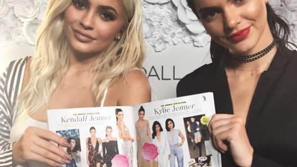 Kendall et Kylie Jenner présentent la nouvelle collection de leur ligne de vêtements à New York, le 7 septembre 2016